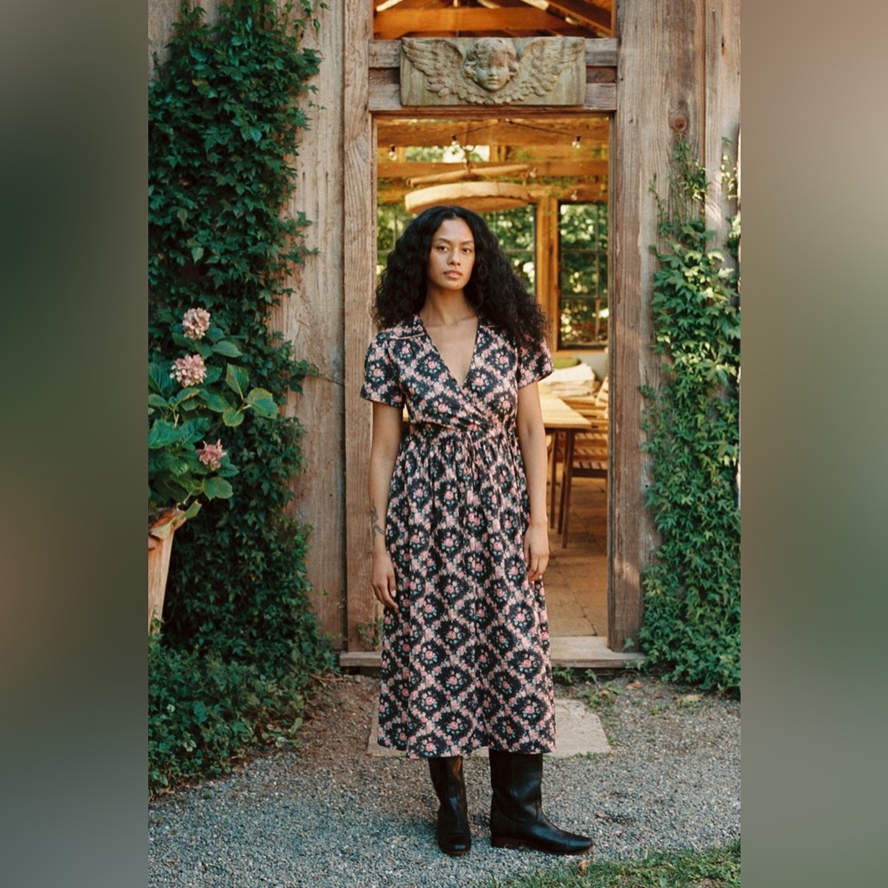Christy Dawn Night Rose Lattice Dawn Dress